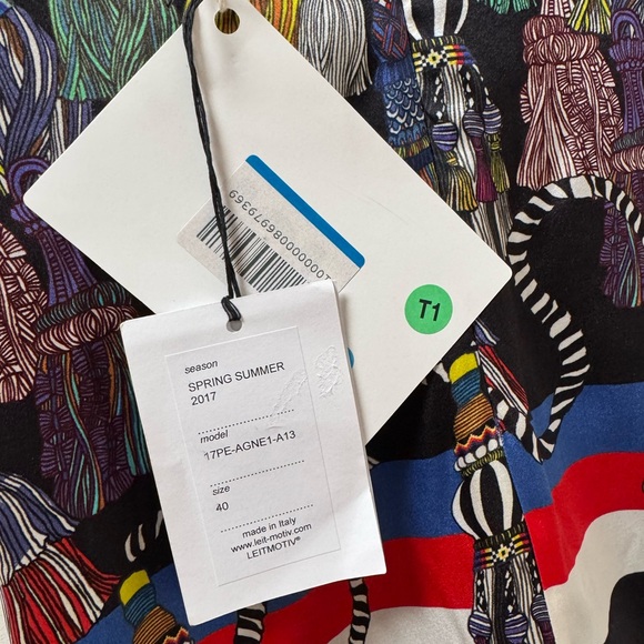 Leitmotiv Silk Print Dress - Picture 4 of 7